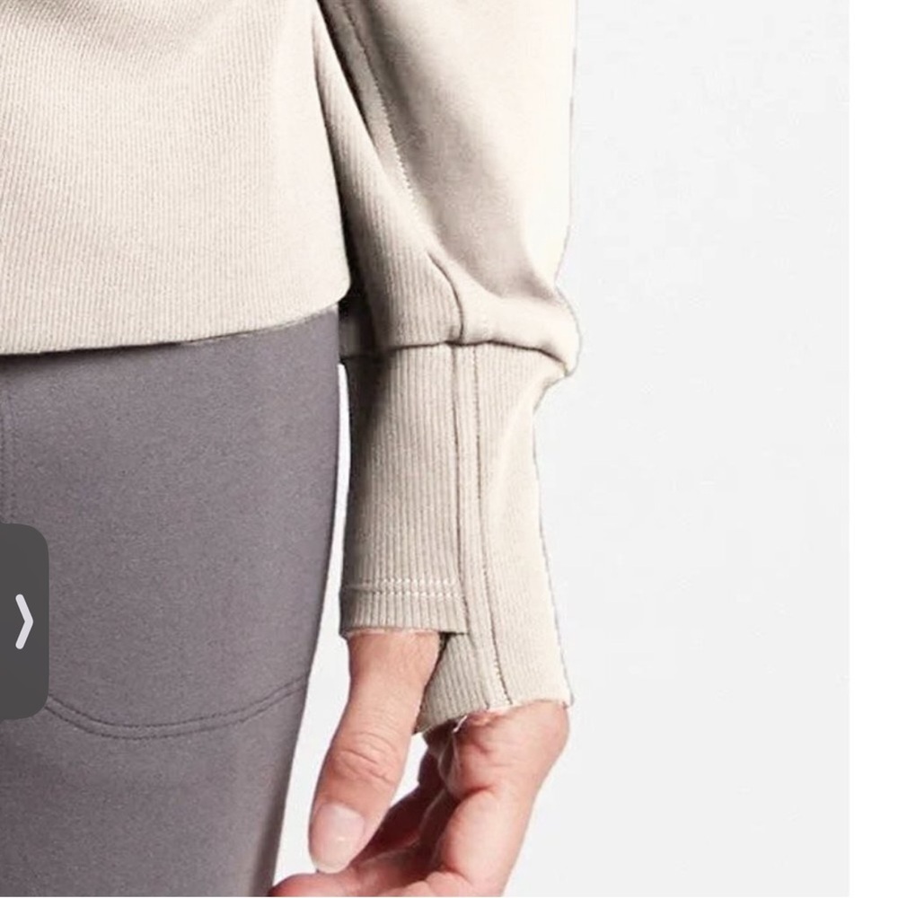 Balance Athletica Beige Hooded Sweatshirt - Picture 7 of 7